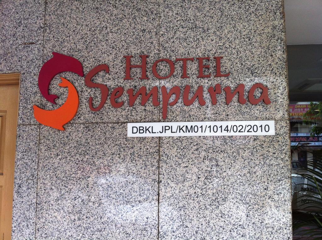 Hotel Sempurna Kuala Lumpur Kültér fotó